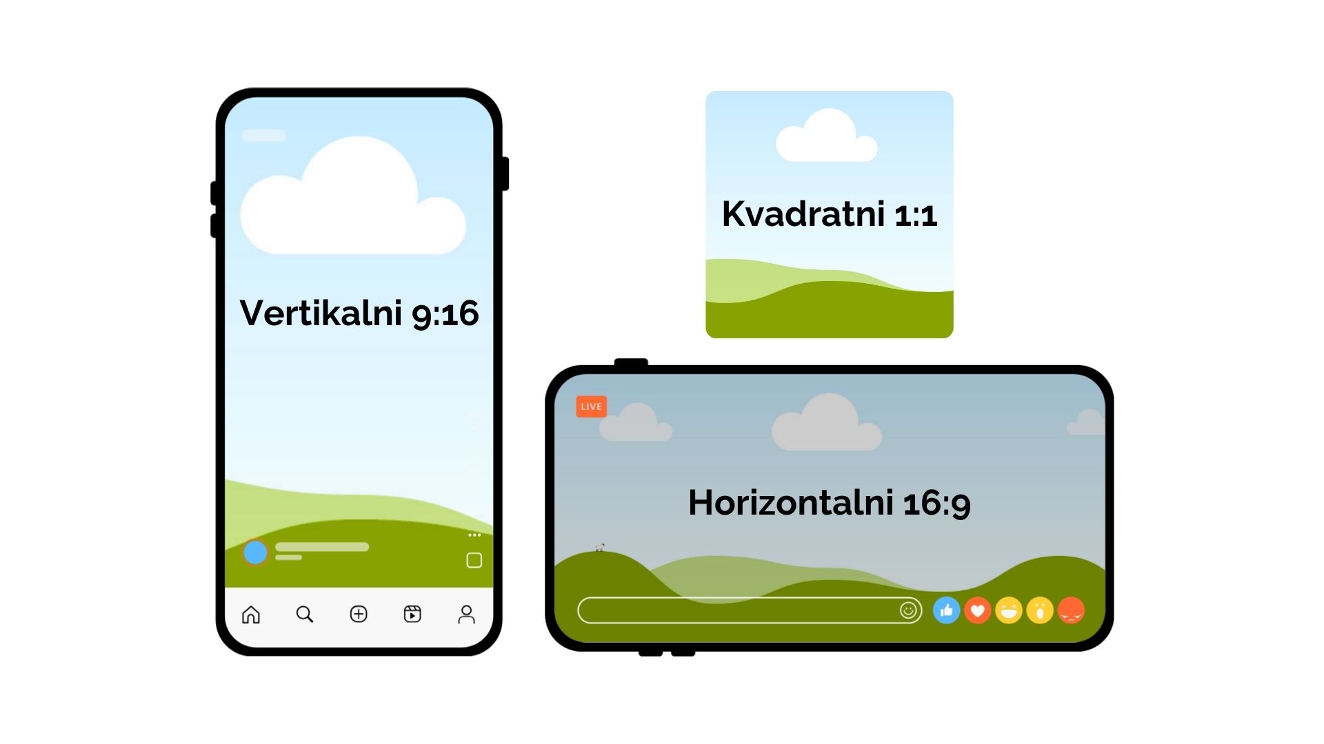 format videa za društvene mreže